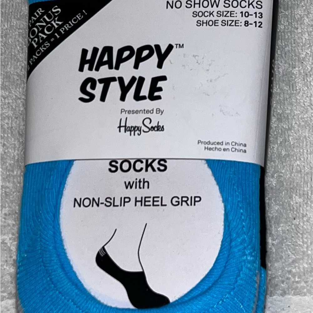 Happy Style Men’s No Show Socks